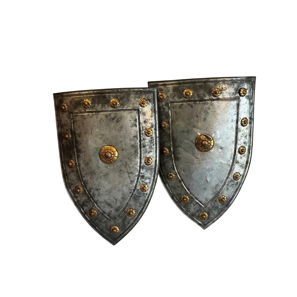 Two Decrative Metal Shields